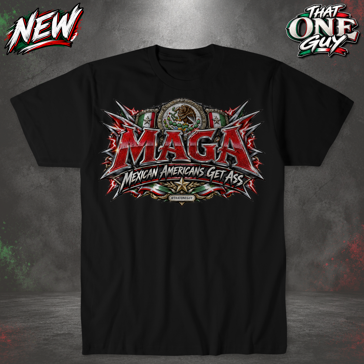 MAGA Mexican American 2 Tshirt