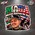 MAGA Mexican American 3 Sticker